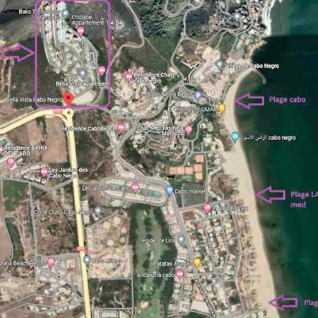 Complexe Bella Vista Cabo Negro Martil Mdiq Avec Piscines Plage Wifi Zewnętrze zdjęcie
