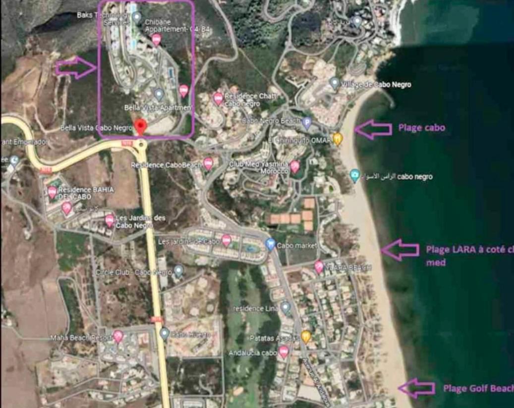 Complexe Bella Vista Cabo Negro Martil Mdiq Avec Piscines Plage Wifi Zewnętrze zdjęcie